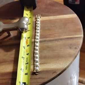 Elegant Gold and Silver Bracelet